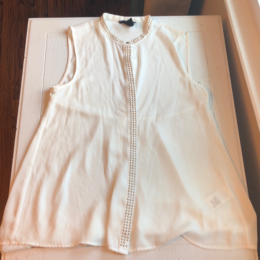 H&M White Size 6 Button-Down
